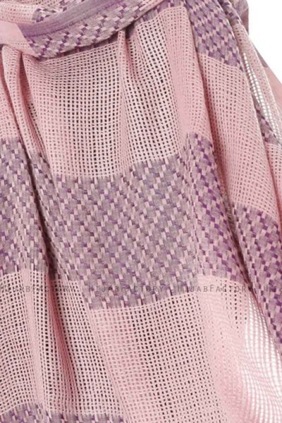 Necla - Mørk Rosa To Farget Hijab - Özsoy