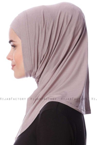 Nehir - Steingrå 2-Piece Al Amira Hijab