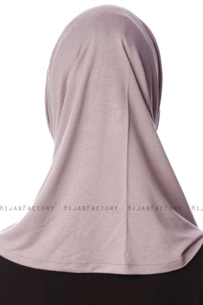 Nehir - Steingrå 2-Piece Al Amira Hijab