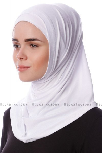 Nehir - Hvit 2-Piece Al Amira Hijab