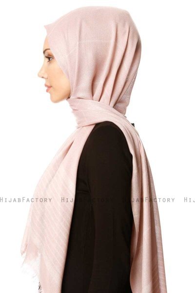 Nihal - Gammelrosa Hijab - Özsoy
