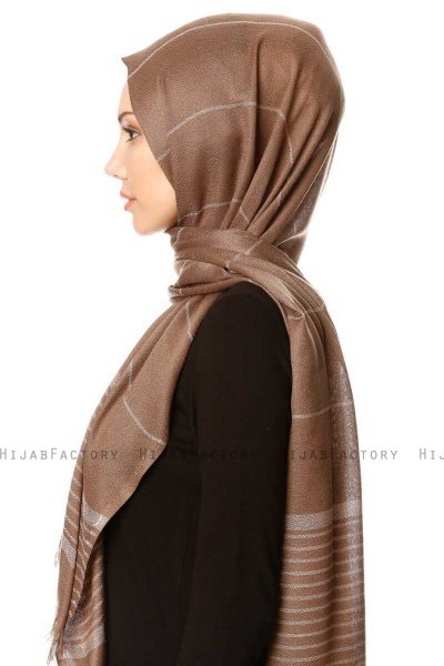 Nihal - Taupe Hijab - Özsoy