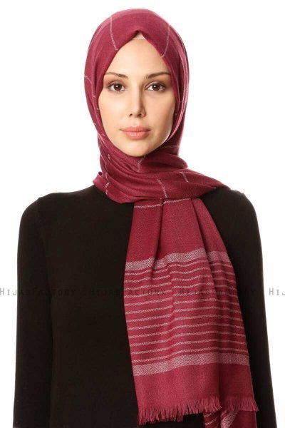 Nihal - Burgunder Hijab - Özsoy