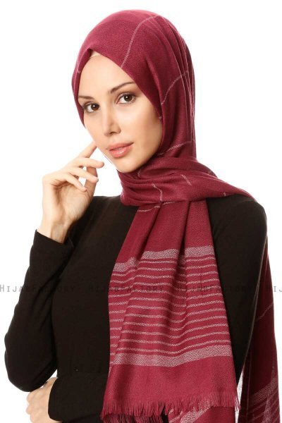 Nihal - Burgunder Hijab - Özsoy