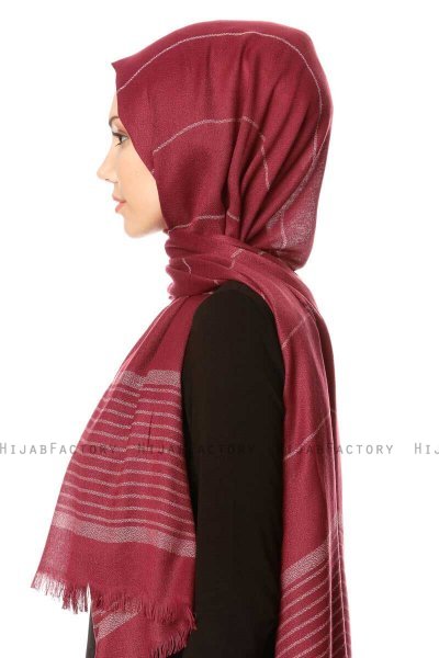 Nihal - Burgunder Hijab - Özsoy