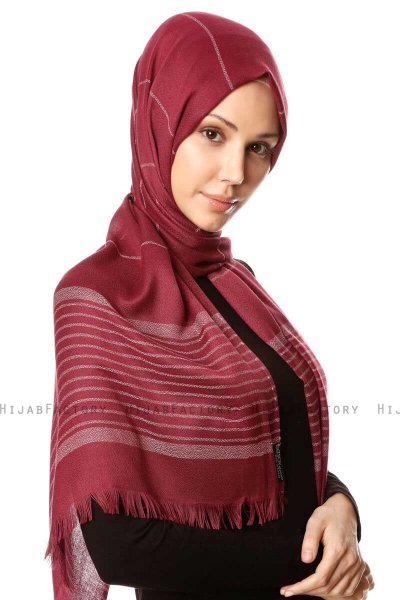 Nihal - Burgunder Hijab - Özsoy