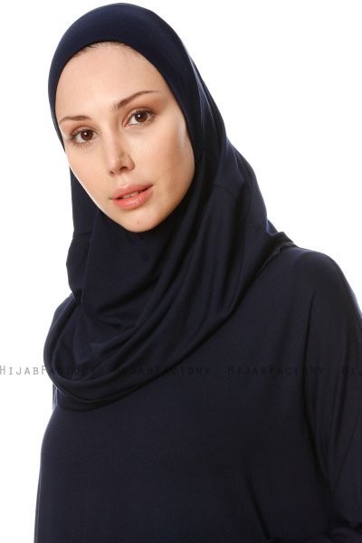 Nisa - Marineblå Bønnekjole - Miss Halima