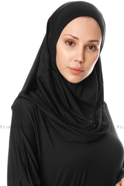 Nisa - Svart Bønnekjole - Miss Halima