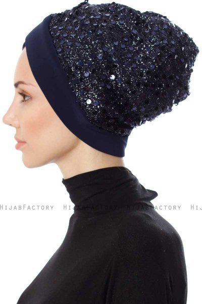 Nurten - Marineblå Turban