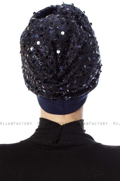 Nurten - Marineblå Turban