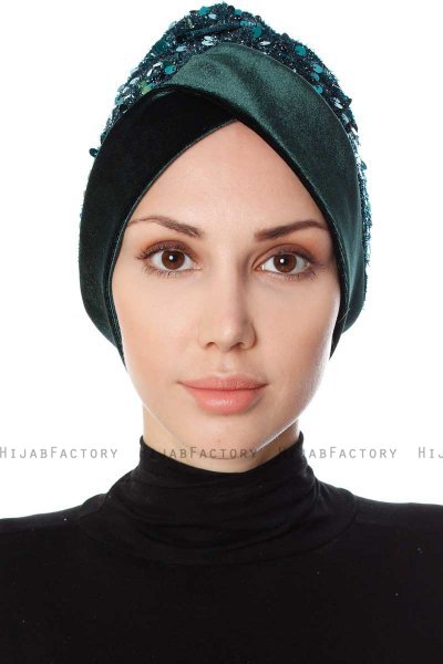 Nurten - Mørk Grønn Turban