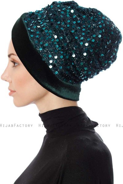 Nurten - Mørk Grønn Turban