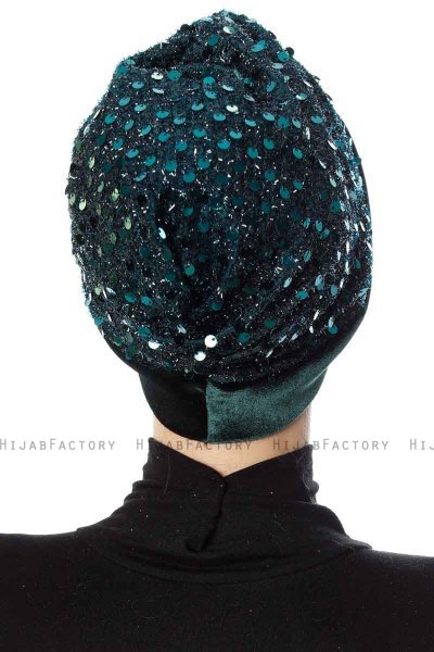 Nurten - Mørk Grønn Turban