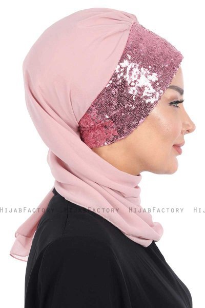 Olga - Gammelrosa & Gammelrosa Praktisk Hijab
