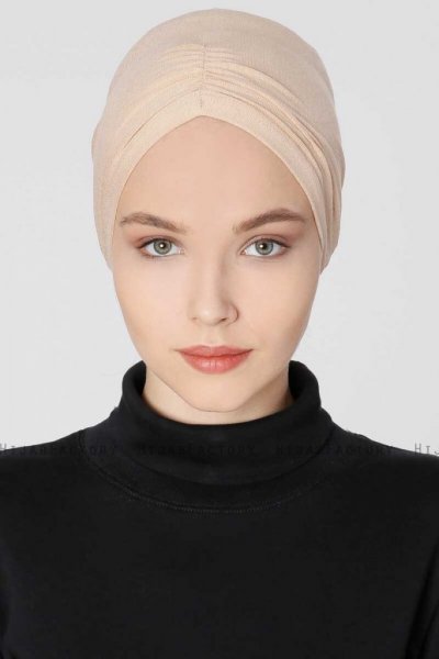 Pileli Beige Criss Cross Underslöja 200611b