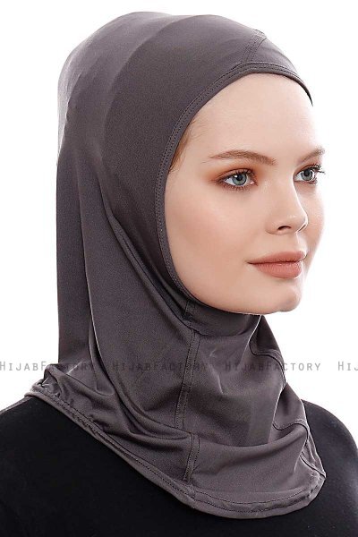 Pinar - Antrasitt Sport Hijab - Ecardin