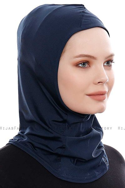 Pinar - Marineblå Sport Hijab - Ecardin