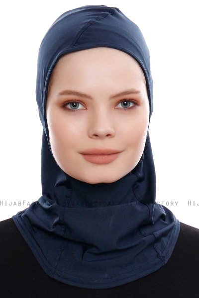 Pinar - Marineblå Sport Hijab - Ecardin