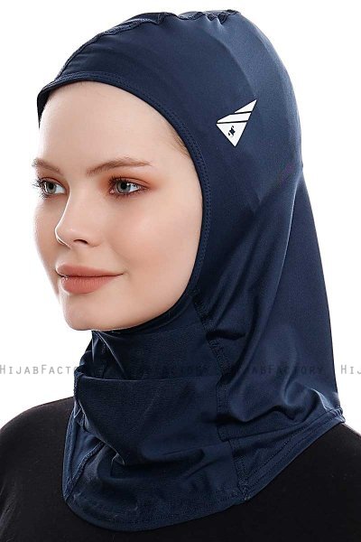 Pinar - Marineblå Sport Hijab - Ecardin