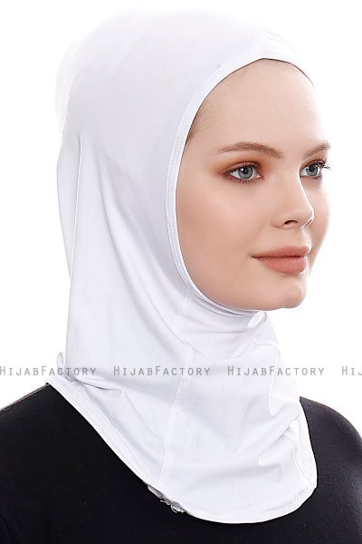 Pinar - Hvit Sport Hijab - Ecardin