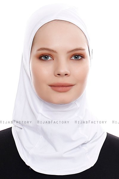 Pinar - Hvit Sport Hijab - Ecardin