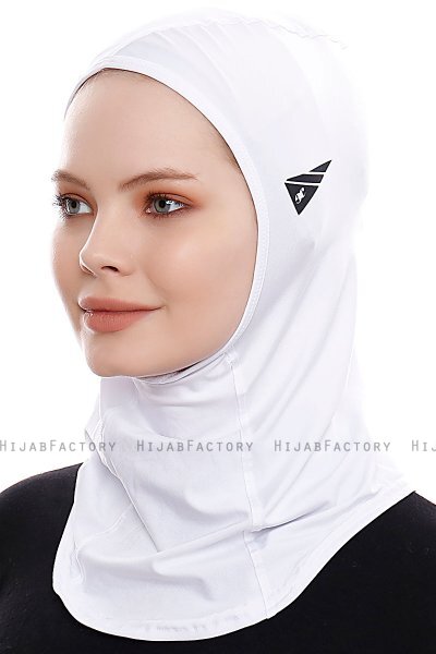 Pinar - Hvit Sport Hijab - Ecardin