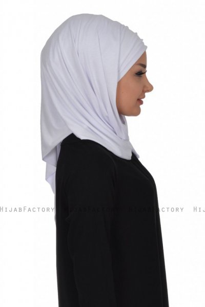 Rebecca - Hvit Bomull Turban - Ayse Turban