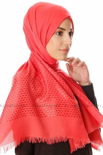 Reyhan - Bringebærsrød Hijab - Özsoy