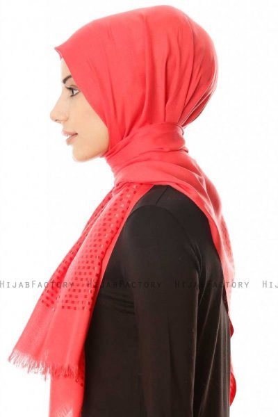 Reyhan - Bringebærsrød Hijab - Özsoy