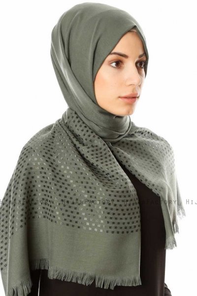 Reyhan - Mørk Khaki Hijab - Özsoy