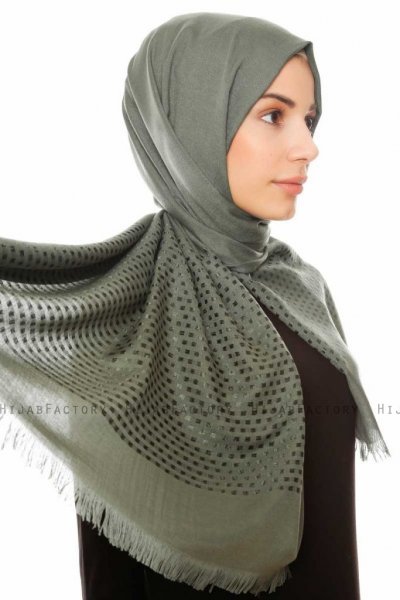 Reyhan - Mørk Khaki Hijab - Özsoy