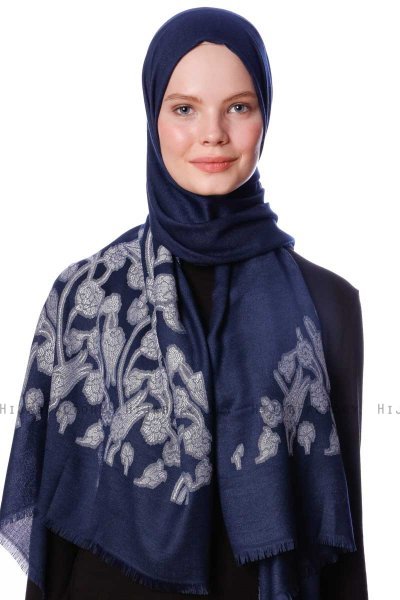 Roshan - Marineblå Hijab - Özsoy