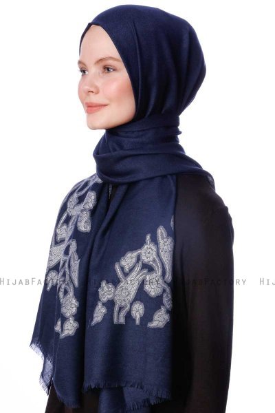 Roshan - Marineblå Hijab - Özsoy