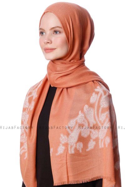 Roshan - Mursteinsrød Hijab - Özsoy