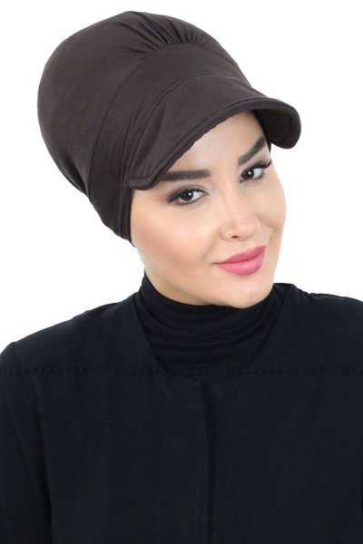 Sandra - Brun Bomull Turban - Ayse Turban