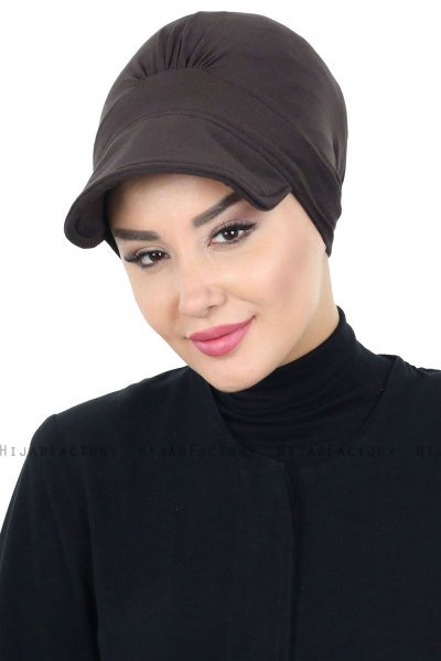 Sandra - Brun Bomull Turban - Ayse Turban