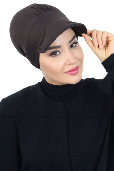 Sandra - Brun Bomull Turban - Ayse Turban