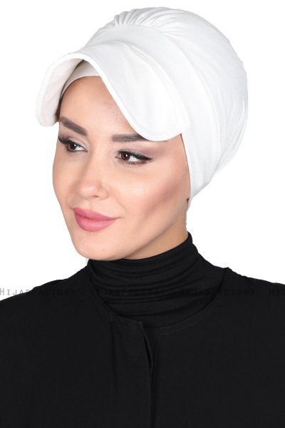Sandra - Creme Bomull Turban - Ayse Turban