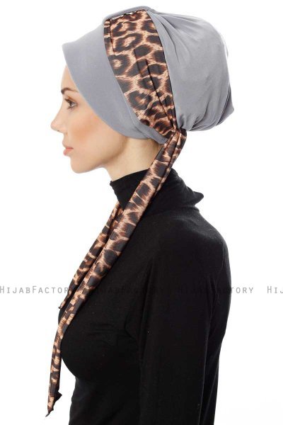 Sanem - Grå Turban
