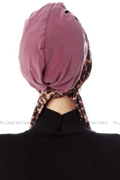 Sanem - Mørk Rosa Turban