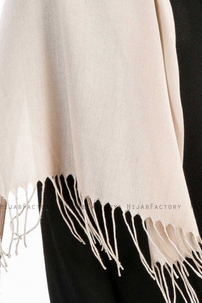 Selin Ljus Taupe Pashmina Hijab Sjal Özsoy 160282-5