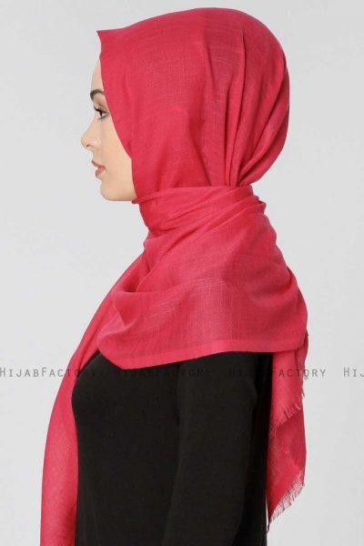 Selma Fuchsia Enfärgad Hijab Sjal Gülsoy 300210c