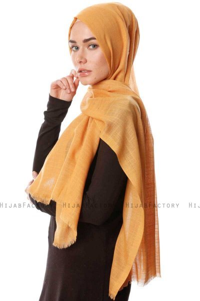 Selma - Mørk Gold Hijab - Gülsoy
