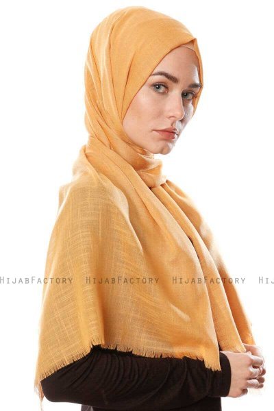 Selma - Mørk Gold Hijab - Gülsoy