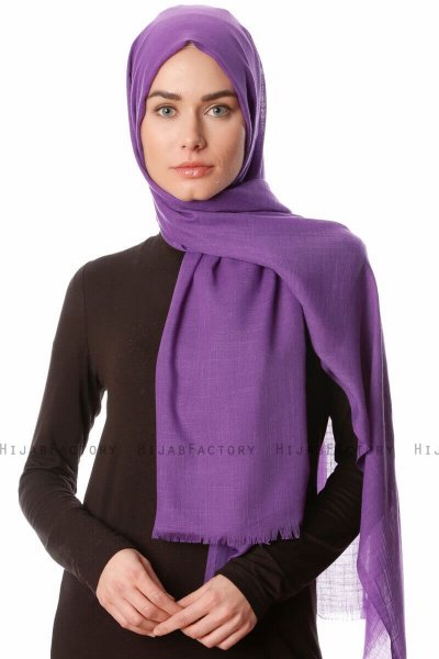 Selma - Mørk Lilla Hijab - Gülsoy