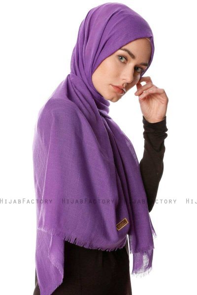 Selma - Mørk Lilla Hijab - Gülsoy