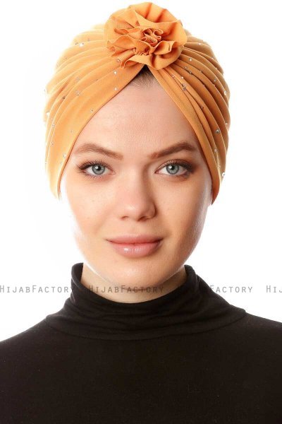 Shereen - Gul Crepe Chiffon Turban - Sehr-i Sal