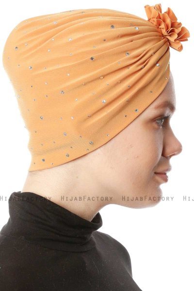 Shereen - Gul Crepe Chiffon Turban - Sehr-i Sal
