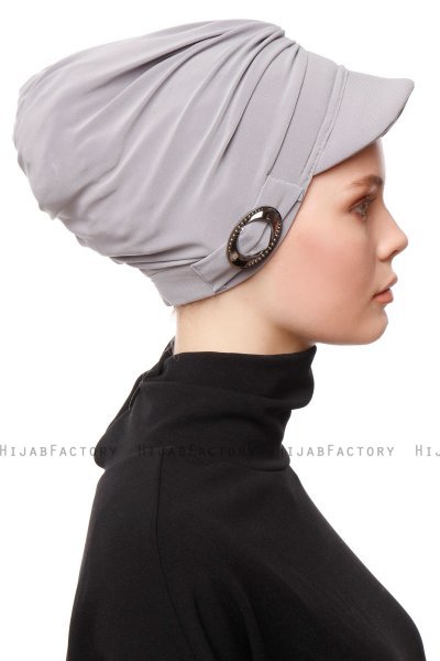 Sumeyye - Lysegrå Turban