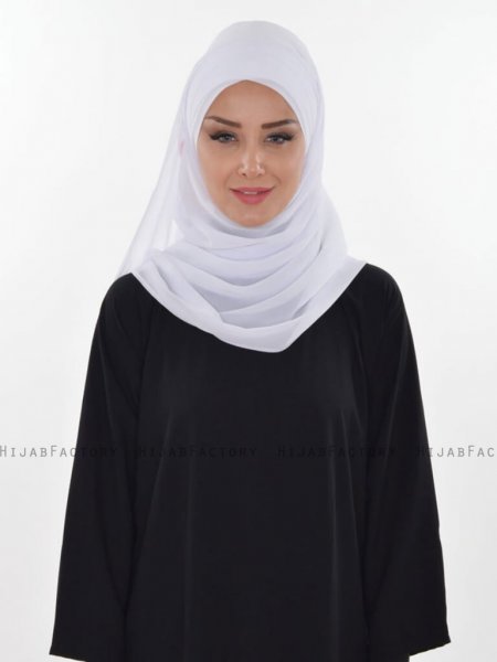 Viola Vit Chiffon Hijab Ayse Turban 325502c